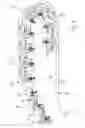 Fig. 09 - Device for restraining the rise of a step roller of a people conveyor