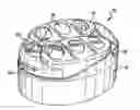 Fig. 01 - Pivotable storage receptacle for kitchen utensils