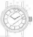 Fig. 01 - Timepiece having glass and glass-holding member removable as a unit from case band