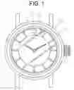 Fig. 02 - Timepiece having glass and glass-holding member removable as a unit from case band