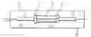 Fig. 01 - Mounting member for fixedly holding cylindrical mounted part on printed wiring board