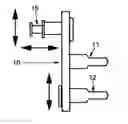 Fig. 01 - Mountings for rack mounted device