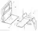 Fig. 01 - Locking device for a tray table system in a seat, in particular an aircraft passenger seat
