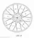 Fig. 07 - Bicycle wheel and hub