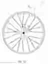 Fig. 14 - Bicycle wheel and release mechanism