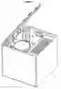 Fig. 02 - Cube shaped lamp and projection device for single slide or digital projection