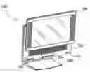 Fig. 01 - All-in-one computer with height adjustable display