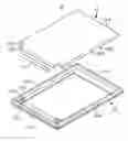 Fig. 01 - Backlight module with frame stopper for light guide plate and liquid crystal display with same