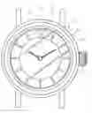 Fig. 01 - Timepiece having glass and glass-holding member removable as a unit from case band