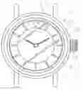 Fig. 01 - Timepiece having glass and edge member removable as a unit
