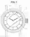 Fig. 02 - Timepiece having glass and edge member removable as a unit