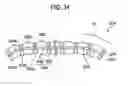 Fig. 35 - Accommodation belt for rolling element, and linear guide apparatus