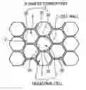 Fig. 01 - Hexagonal cell honeycomb structure body