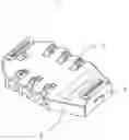 Fig. 01 - Surface mounted card connector