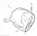 Fig. 12 - Method for making a picnic roast and the resultant product