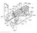 Fig. 01 - Hinge with multiple torsion springs