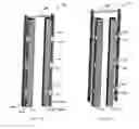 Fig. 14 - Combined sealing systems for sliding door/window