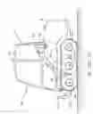 Fig. 03 - Tracked implement with pivotal front and trailing idlers and powered rear drive member