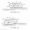 Fig. 09 - Tracked implement with pivotal front and trailing idlers and powered rear drive member