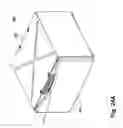 Fig. 24 - Modular laundry system with horizontal module spanning two laundry appliances