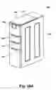 Fig. 32 - Modular laundry system with horizontal module spanning two laundry appliances