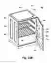 Fig. 43 - Modular laundry system with horizontal module spanning two laundry appliances