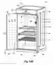 Fig. 45 - Modular laundry system with horizontal module spanning two laundry appliances