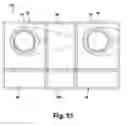 Fig. 68 - Modular laundry system with horizontal module spanning two laundry appliances
