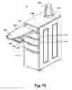 Fig. 15 - Vertical laundry module with backsplash