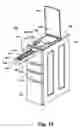 Fig. 16 - Vertical laundry module with backsplash