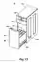 Fig. 17 - Vertical laundry module with backsplash