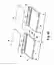 Fig. 45 - Modular laundry system with work surface having a functional insert