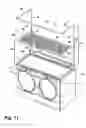 Fig. 08 - Modular laundry system with shelf module