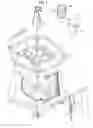 Fig. 02 - Apparatus for retaining cleaning supplies