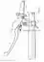 Fig. 03 - Hot start lever mount