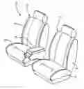 Fig. 01 - Integrated parking brake lever and console assembly