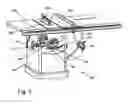 Fig. 04 - Elevation mechanism for table saws