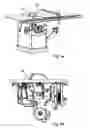 Fig. 22 - Elevation mechanism for table saws