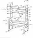 Fig. 01 - Adjustable desk with bookcase