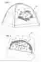 Fig. 02 - TENT WITH WINDOW HAVING AN INTERNAL SHELF