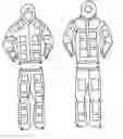 Fig. 01 - Solar powered survival suit