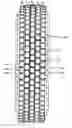 Fig. 01 - Tire with tread including circumferential grooves having generally sinusoidal contour