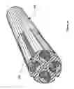 Fig. 05 - High performance support-separators for communications cables