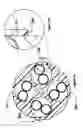 Fig. 11 - High performance support-separators for communications cables
