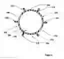 Fig. 09 - Support separators for high performance communications cable with optional hollow tubes for; blown optical fiber, coaxial, and/or twisted pair conductors
