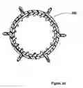 Fig. 10 - Support separators for high performance communications cable with optional hollow tubes for; blown optical fiber, coaxial, and/or twisted pair conductors