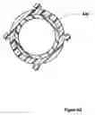 Fig. 22 - Support separators for high performance communications cable with optional hollow tubes for; blown optical fiber, coaxial, and/or twisted pair conductors