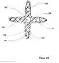 Fig. 28 - Support separators for high performance communications cable with optional hollow tubes for; blown optical fiber, coaxial, and/or twisted pair conductors