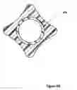 Fig. 33 - Support separators for high performance communications cable with optional hollow tubes for; blown optical fiber, coaxial, and/or twisted pair conductors