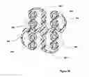 Fig. 41 - Support separators for high performance communications cable with optional hollow tubes for; blown optical fiber, coaxial, and/or twisted pair conductors